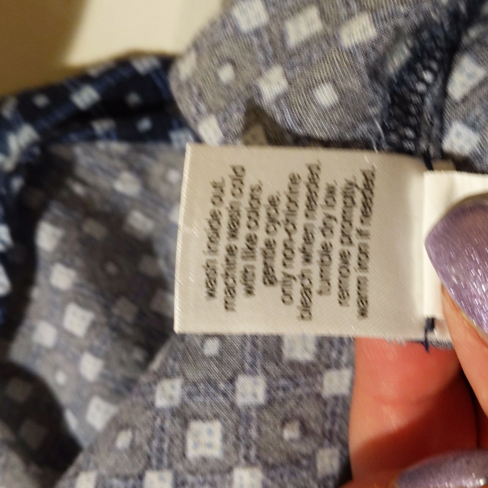 Blue diamond blouse - Picture 5 of 5